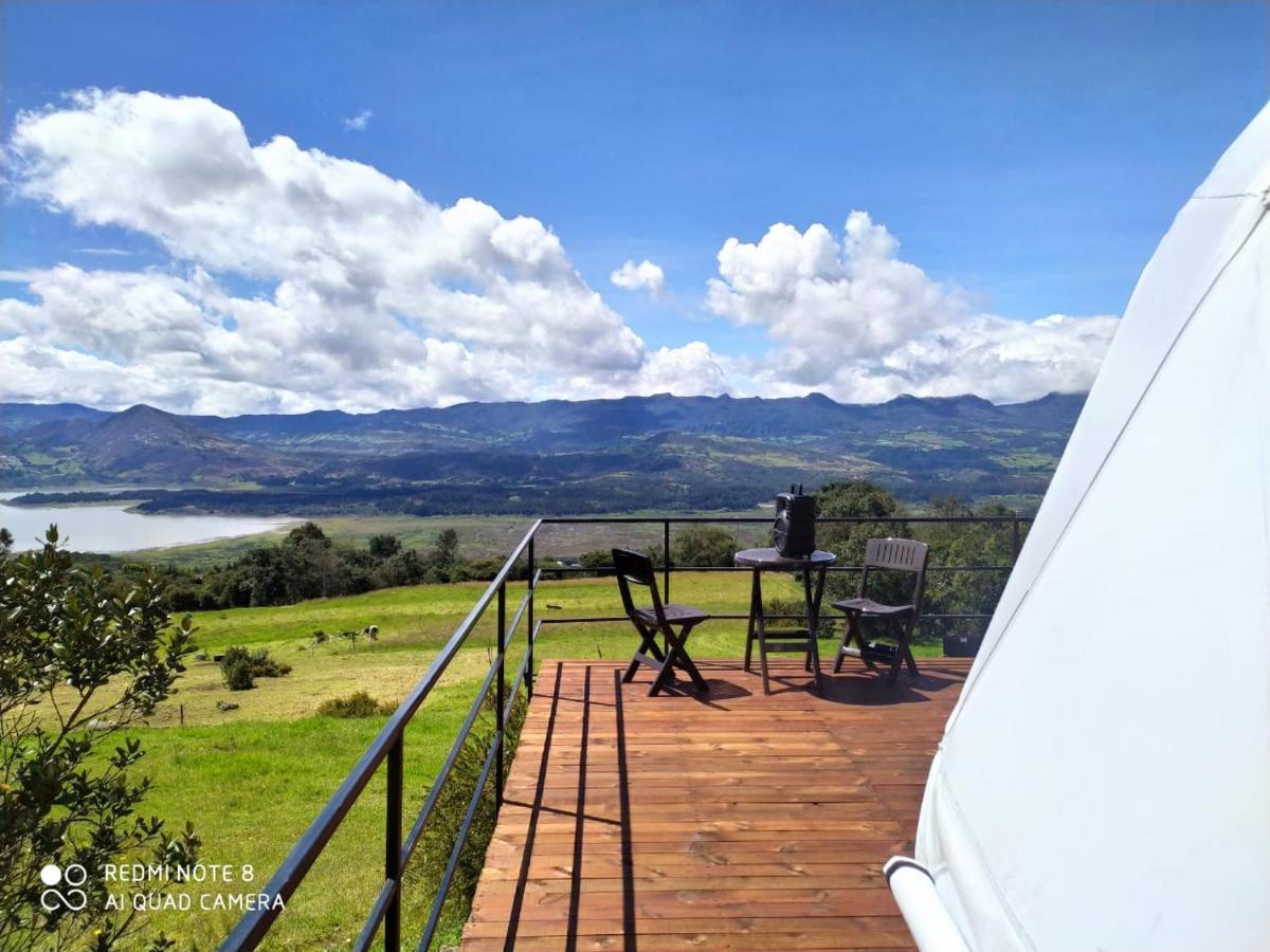 Glamping Hermoso Amanecer Гуатавита Экстерьер фото